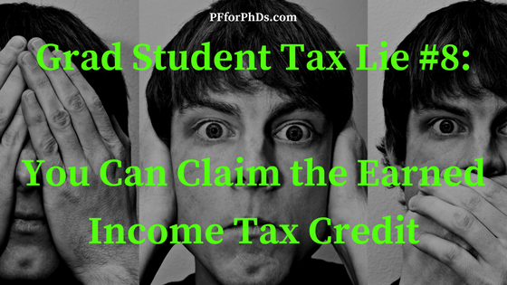 grad student tax lie EITC