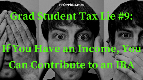 grad student tax IRA
