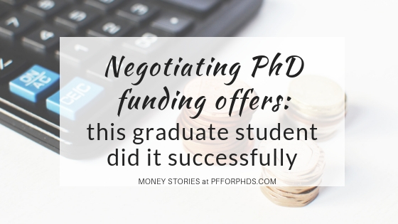 negotiating PhD offer