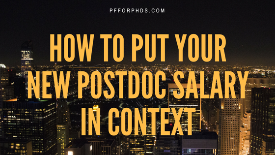 postdoc salary in context