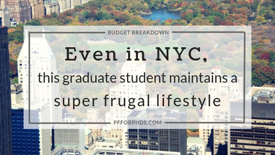 NYC frugal grad student