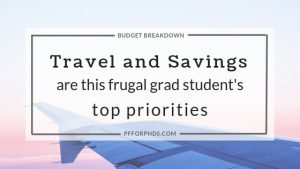 frugal grad student travel saving